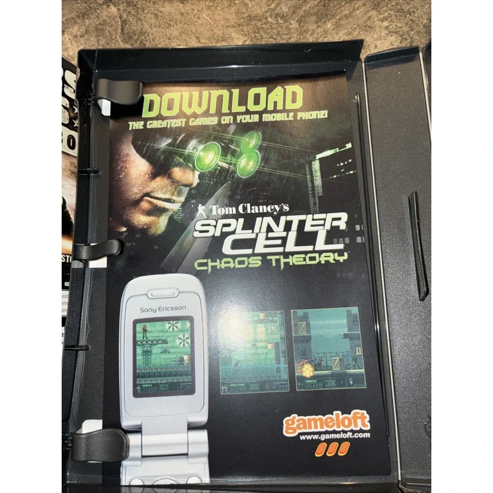 Tom Clancy's Splinter Cell: Chaos Theory PC DVD-ROM mint